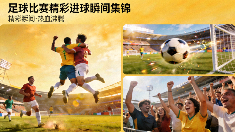 足球比赛精彩进球瞬间集锦的预览图